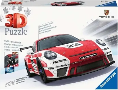 NEW & SEALED Ravensburger 11558 Porsche 911 GT3 Cup In Salzburg 152 Pc 3D Puzzle • $59.95