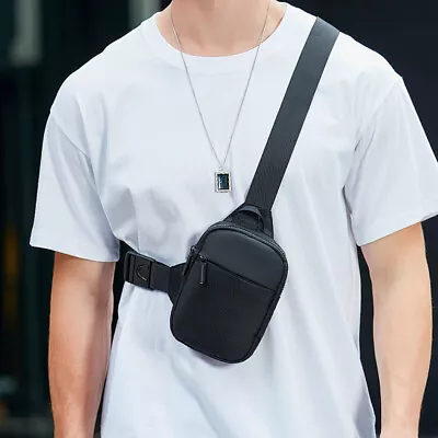 Men Women Cross Body Handbag Chest Bag  Sling Bag Shoulder Pack Small Travel Bag • $13.39