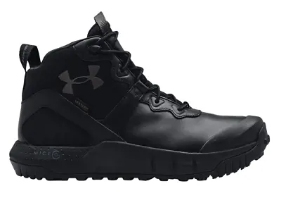 UNDER ARMOUR MEN MICRO-G Valsetz Leather Waterproof 6  Tactical Boot 3024334-001 • $134.95