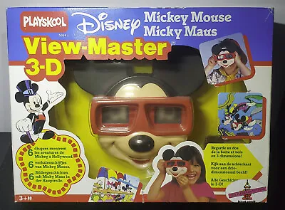 1989 View-Master 3-D Mickey Mouse Viewer Gift Set With 6 Reels  Made In Belgium • $89.99