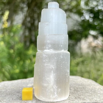 £9.60 • Buy Selenite Tower - Authentic Spiritual Healing Crystal Mineral Stone
