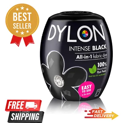 Dylon 2204430 350g Machine Fabric Dye Powder Wash - Intense Black • £7.46