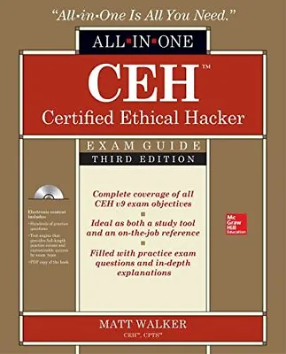 CEH Certified Ethical Hacker All-in-One Exam Guide Third Editio • £4.53