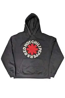 $42.63 • Buy Red Hot Chili Peppers Hoodie Classic Asterisk Official Unisex Charcoal Pullover