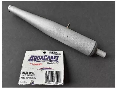 Vintage RC Boat Aquacraft Tuned Pipe .18 HCAG6001 Miss Elam Plus Hydro Old Stock • $79.99