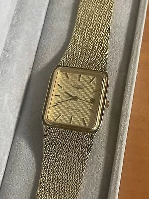 Mens Vintage Longines Gold Tank Watch • $150