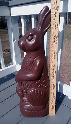VINTAGE Chocolate Easter Bunny BLOW MOLD 31  Union Products Don Featherstone • $60