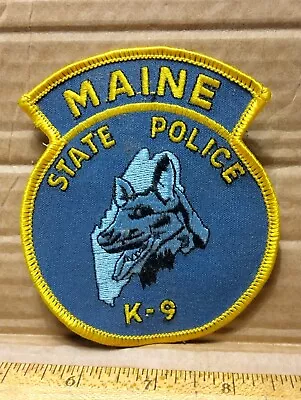 Maine State Police K-9 Patch - Free Shipping • $9.99