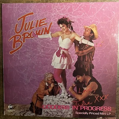 Julie Brown. (MTV VJ) RNEP 610. 1984 Rhino. Vinyl Mini LP. VG+/VG+ Tested • $5.50