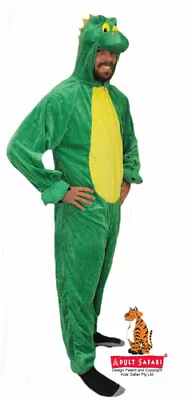 Dragon Dinosaur Adult Costume  Kids Safari  Deluxe Animal Jumpsuit Bodysuit • $129.50