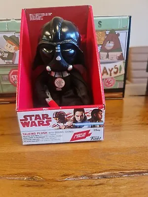 Star Wars Funko Talking Plush Darth Vader With Sounds. NEW • £10