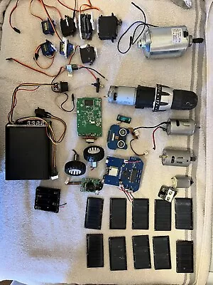 Rc And/or Robotics Hobby Parts Lot (motors Controllers Sensors Servos Etc • $15