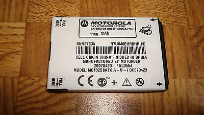 Motorola OEM SNN5783A BATTERY FOR Q Q9h V235 V323 V195 V197  I580 I880 Ic902 • $11.90