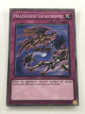 Yu-Gi-Oh - JCC - Malevolent Disaster Card - NKRT-EN033 - New • $5.32