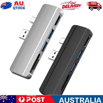 $20.50 • Buy For Surface Pro 6 Pro 5 Pro 4 Hub Dock With 4K HDMI Compatible USB 3.0 TF Slot
