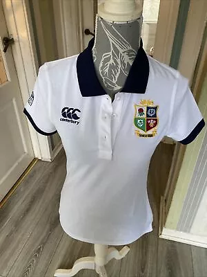 British Rugby Polo Shirt (Size 10) Women's Canterbury White - New • £12.99