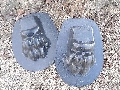 Lion Paw Molds Set 2 Plaster Concrete Lion Planter Feet Moulds 6.25  X 4  X 2 H • $0.99