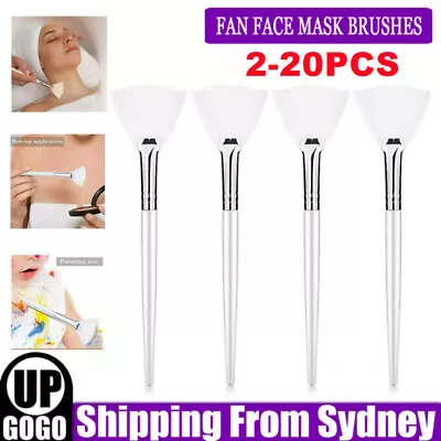 UP 20PCS Face Mask Brush Facial Brushes Women Soft Brushes Cosmetic Mask ToolsAU • $9.99