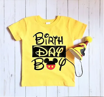 Mickey Birthday Boy Disney T-shirt Vacation Tshirt Disney Trip • $15.99