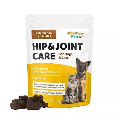 Hip & Joint For Dogs MSM Green-Lipped Mussel Omega Fatty Acids 60 Ct • $13.96