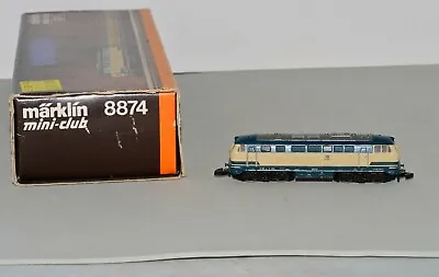 Z Scale Marklin Mini-club 8874 DB BR 216 Diesel Locomotive W/ New 5 Pole Motor • $250