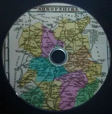 £3.99 • Buy Vintage Shropshire 60 Old Local History Genealogy Books & Parish Records On DVD