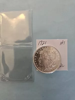 1921 Bu Gem Morgan Silver Dollar Unc Ms+++ Pl U.s. Mint Rare Coin #1 • $54.95