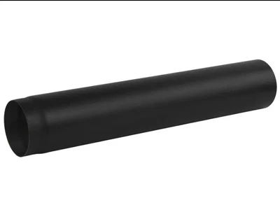 £24.75 • Buy 1m X 6” 150mm Matt Black Stove Pipe Vitreous Enamel Flue Liner Wood-Fired Inch