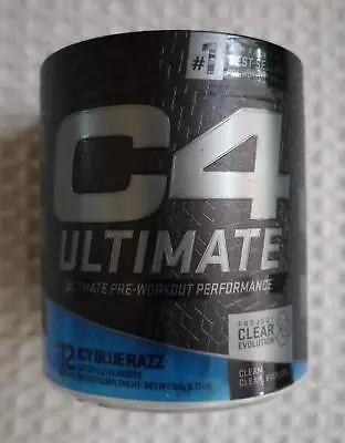 Cellucor C4 Ultimate Pre-Workout Performance Icy Blue Razz 6.77 OZ Exp.04/24 • $20
