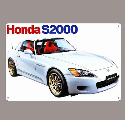 Honda S2000 Car Metal Poster Tin Sign 20x30cm • $14.90