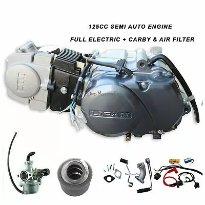 125cc Semi Auto LIFAN Engine Motor Honda CT110 CT90 Postie Bike + Wiring/Carby • $372.91