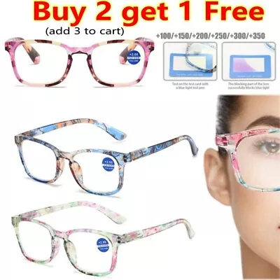 £5.55 • Buy Womens Ladies Designer Reading Glasses +1.0 1.5 2.0 3.0 3.5 Oversized Glasses