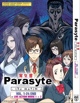 Dvd Anime Parasyte-the Maxim Vol. 1-24 End+live Action Movie 1+2 Eng Dub Reg All • £28.66