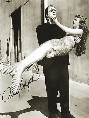 1940's HOLLYWOOD Actress MERMAID FRANKENSTEIN Vintage Era PHOTO CANVAS Art PRINT • $29.60