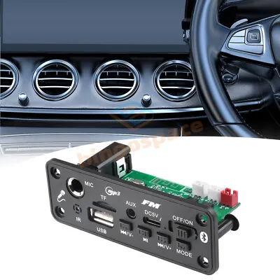 Amplifier MP3 Bluetooth Audio Decoder Board FM Receiver 2*3W MP3 Player For Car. • $11.86