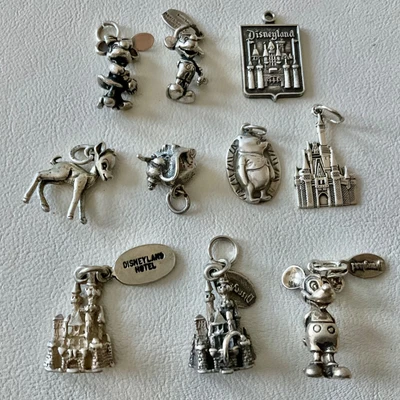 $28.95 • Buy Vintage Disney Sterling Silver Charms