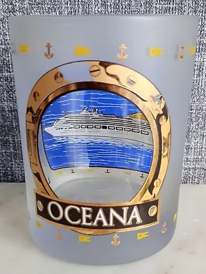 Oceana Cruise Ship P&O Tumbler Glass *Rare* Collectable/Souvenir. • £7.50