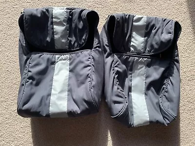 £15 • Buy Maclaren Techno Twin Footmuff Cosy Toes Snuggle -Grey, Reflective Strip X 2