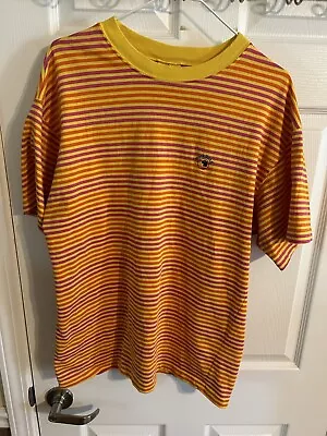 Vintage Duckhead Striped Crewneck Pullover Men’s Large T-Shirt Colorful Orange • $25