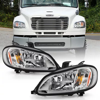 For 03-20 Freightliner M2 106 112 Business Class Clear Replacement Headlight L+R • $165.99