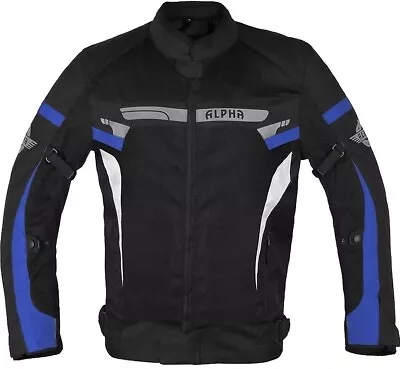 ALFA CYCLE MENS SZ S Motorcycle Biker Breathable Mesh Jacket Riding Protection. • $34.99