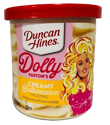 Duncan Hines Dolly Parton's Creamy Buttercream Frosting 16 Oz • £4.58
