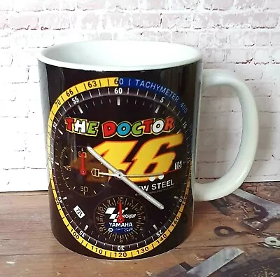 Valentino Rossi The Doctor VR 46 Motorcycle Speedo Racing 11oz Tea Coffee Mug • £9.99