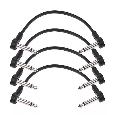 Ggiant AC-8 Guitar Effect Pedal Flat Patch Cables 6 Inch Length With 1/4 F9K1 • $16.97