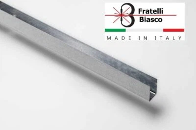 Profilo A U In Ferro 40x40 Mm - Spessore 3 Mm, Lunghezza 1 Mt, Grezzo, Made In Italy - Foto 2