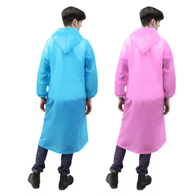 2 PCS Disposable Raincoat Disposable Paint Suit Disposable Protective Suit • £11.55
