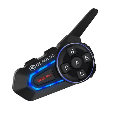 Motorcycle Helmet Bluetooth Communication System 1200m Range 2 Riders Intercom • $39.79