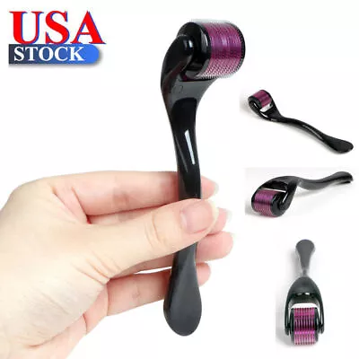 Beard Derma Roller For Hair Loss Beard Growth Titanium Derma Roller Micro Needl • $5.99