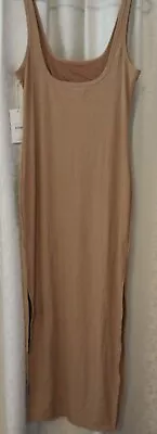 FIRST MSE Jardan Maxi Dress Lined Coffee Size L New With Labels • $8