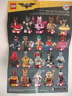 BATMAN LEGO MOVIE Minifigures - 71017 - *Choose Your Figure* Complete Your Set! • $12.95